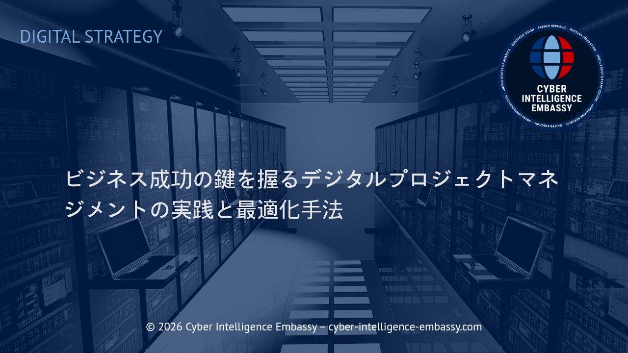ビジネス成功の鍵を握るデジタルプロジェクトマネジメントの実践と最適化手法