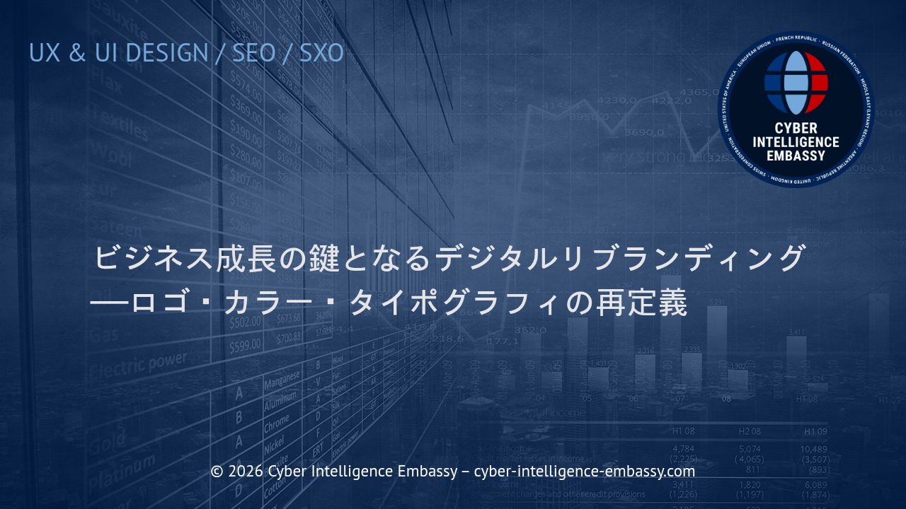 ビジネス成長の鍵となるデジタルリブランディング──ロゴ・カラー・タイポグラフィの再定義