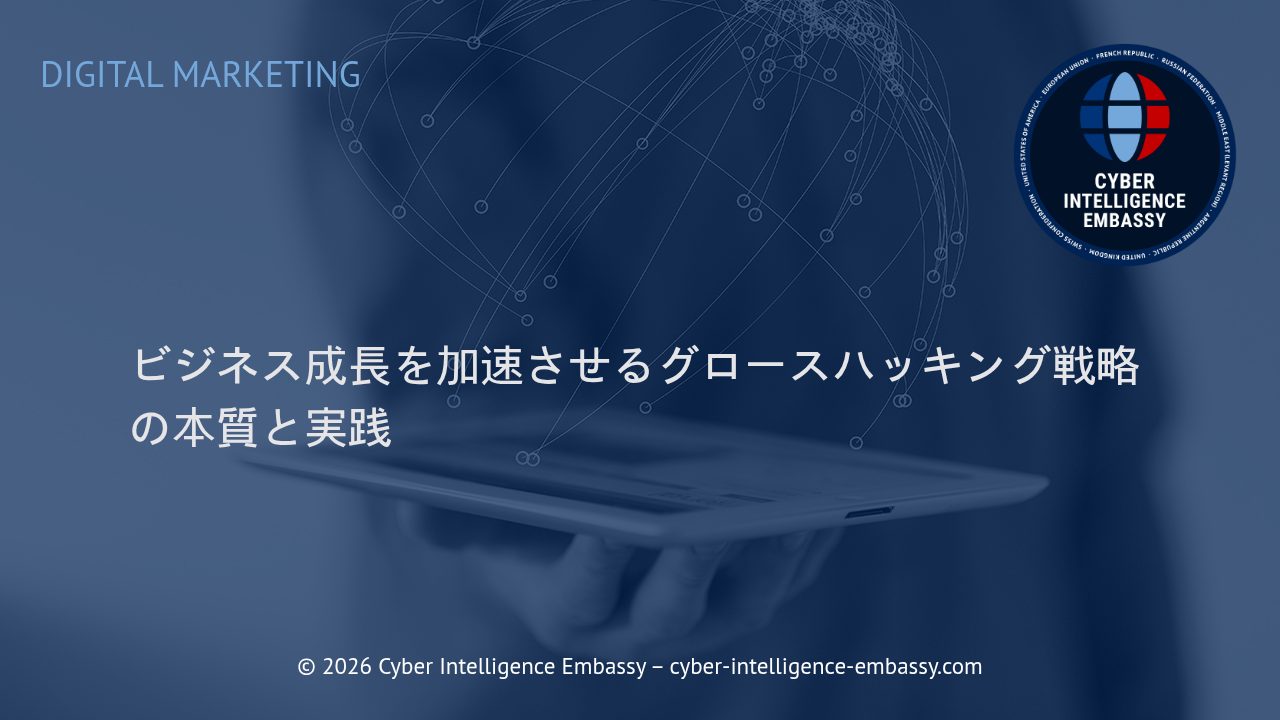 ビジネス成長を加速させるグロースハッキング戦略の本質と実践