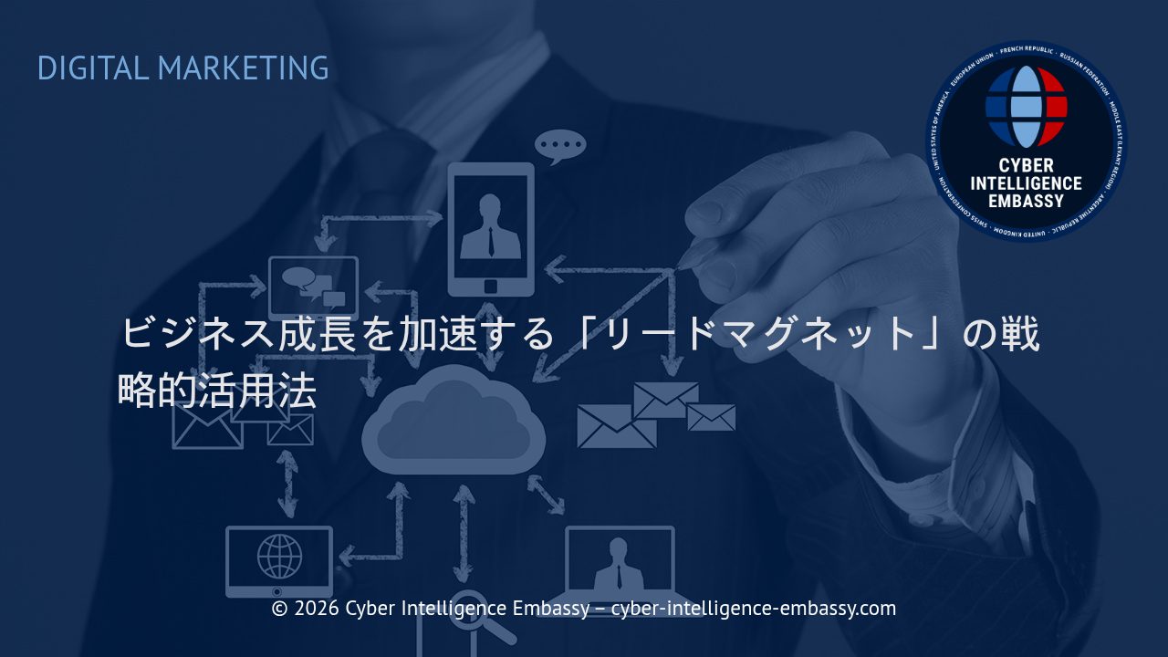 ビジネス成長を加速する「リードマグネット」の戦略的活用法