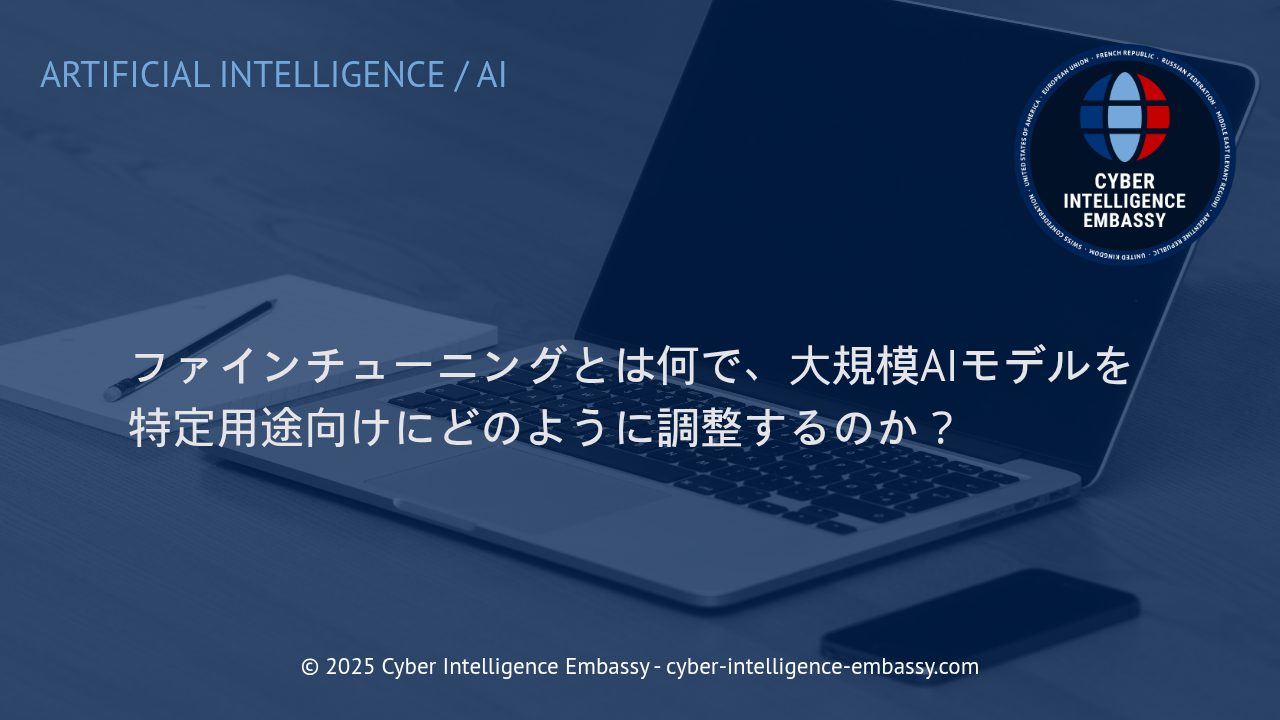 ファインチューニングの本質：大規模AIモデルをビジネス用途に最適化する方法
