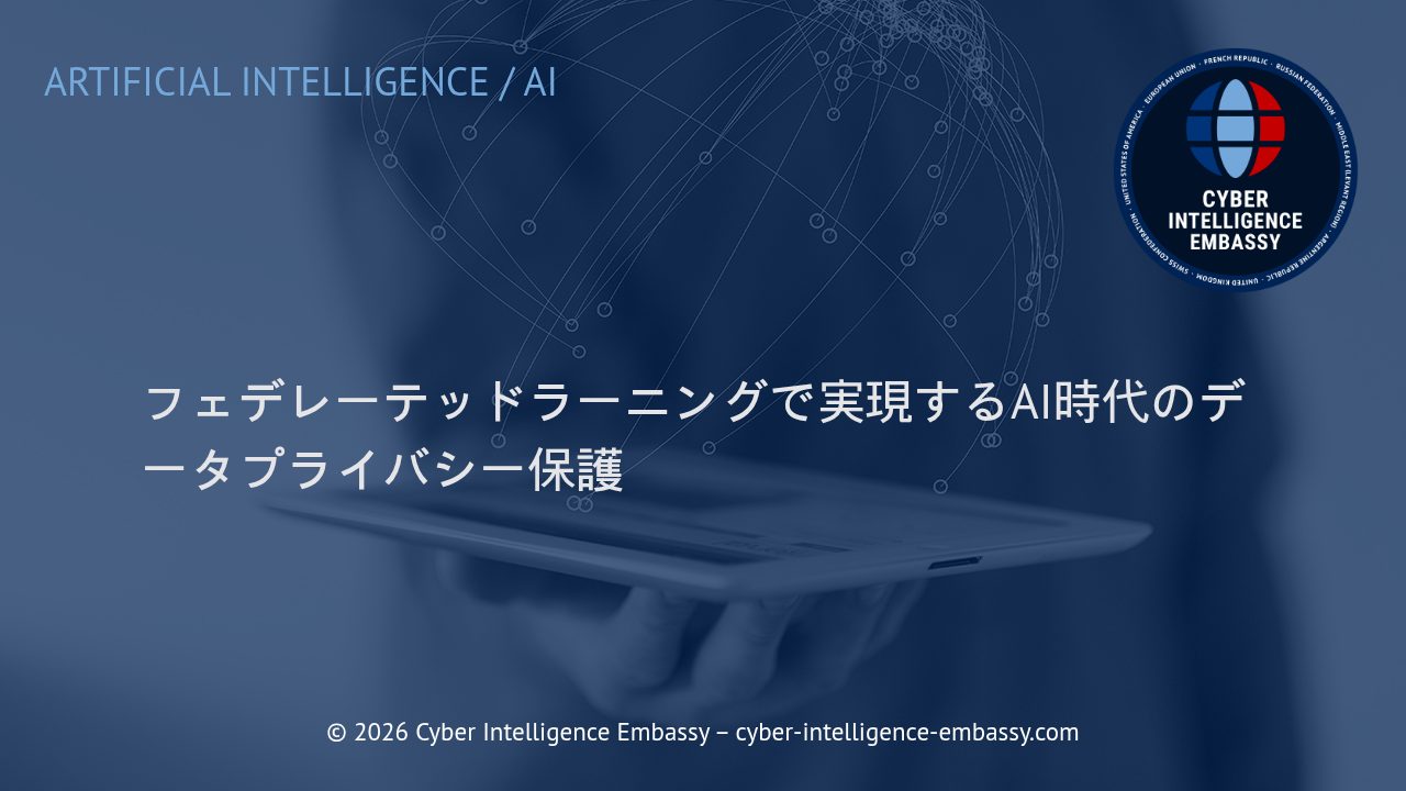 フェデレーテッドラーニングで実現するAI時代のデータプライバシー保護