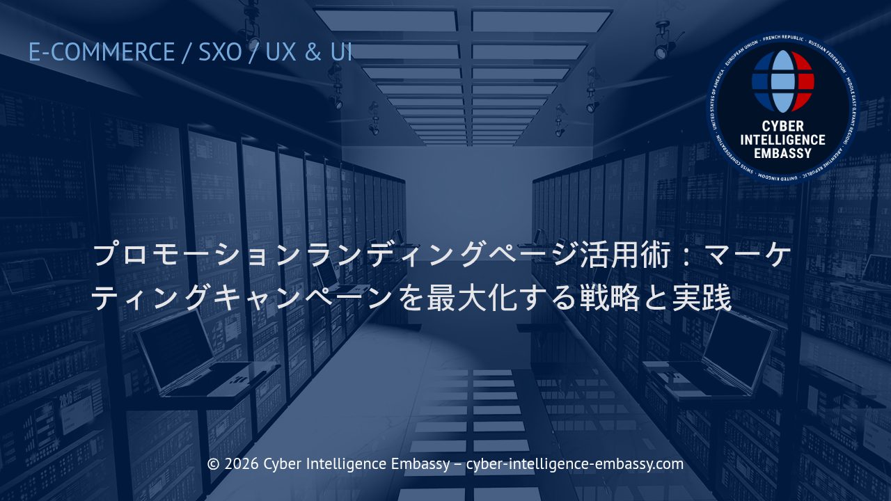 プロモーションランディングページ活用術：マーケティングキャンペーンを最大化する戦略と実践