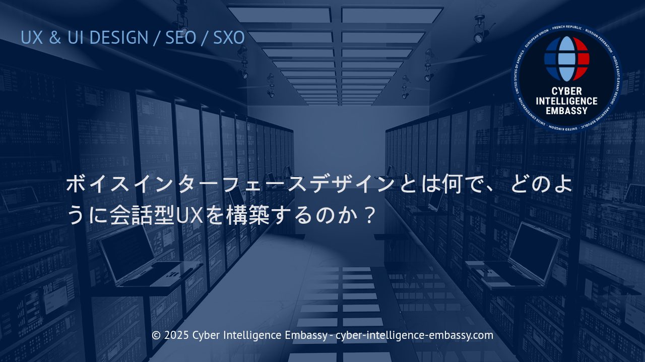 成功する会話型UXを実現するボイスインターフェースデザインの実践
