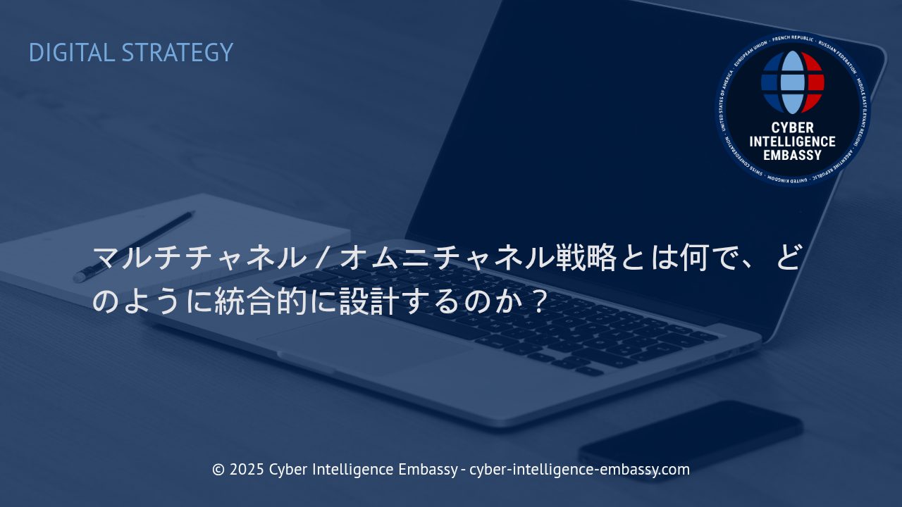 マルチチャネル／オムニチャネル戦略の最適設計：顧客接点改革の実践ガイド