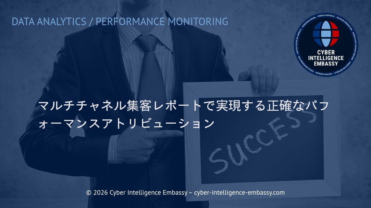 マルチチャネル集客レポートで実現する正確なパフォーマンスアトリビューション