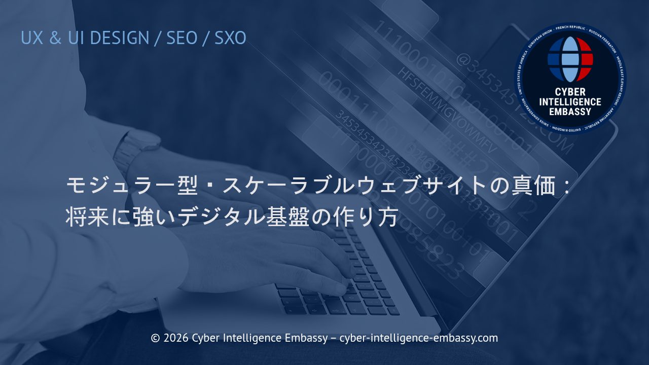 モジュラー型・スケーラブルウェブサイトの真価：将来に強いデジタル基盤の作り方