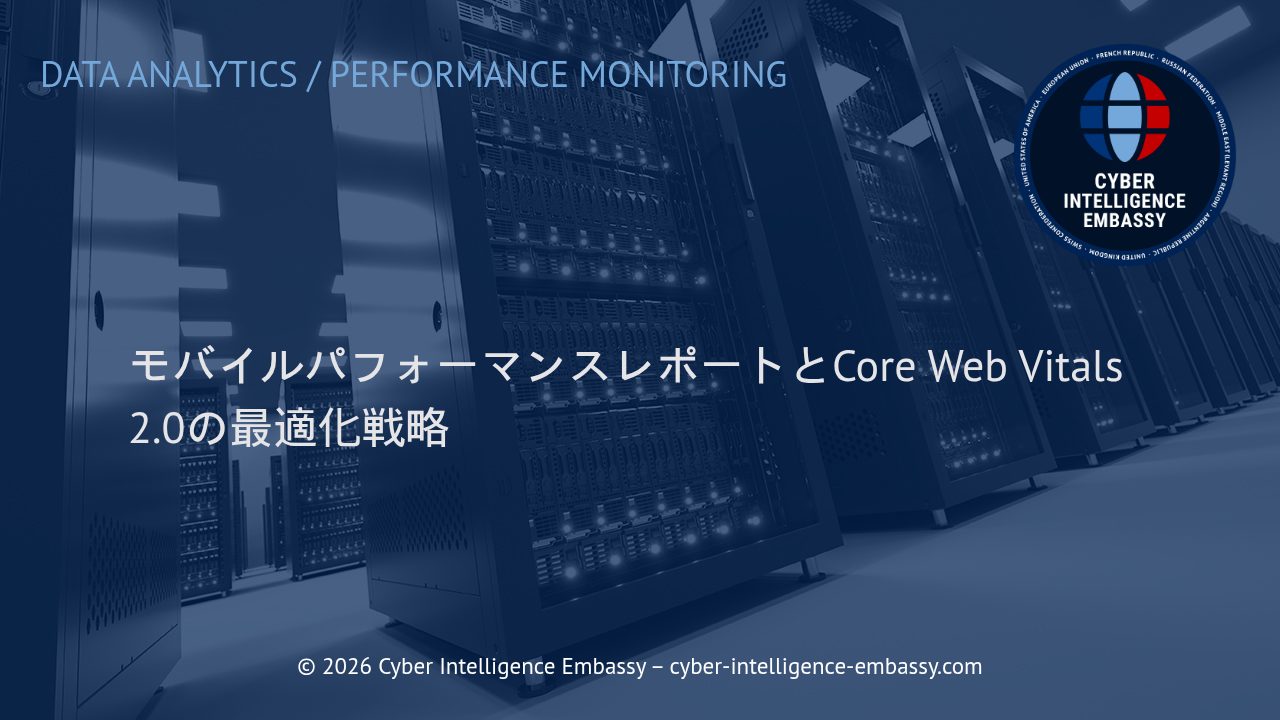 モバイルパフォーマンスレポートとCore Web Vitals 2.0の最適化戦略