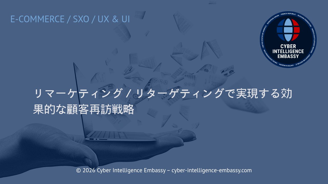 リマーケティング／リターゲティングで実現する効果的な顧客再訪戦略