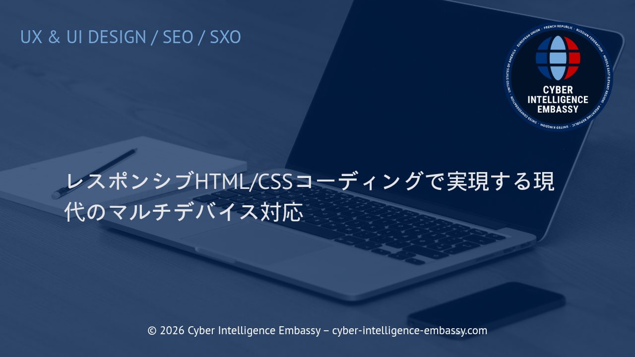 レスポンシブHTML/CSSコーディングで実現する現代のマルチデバイス対応