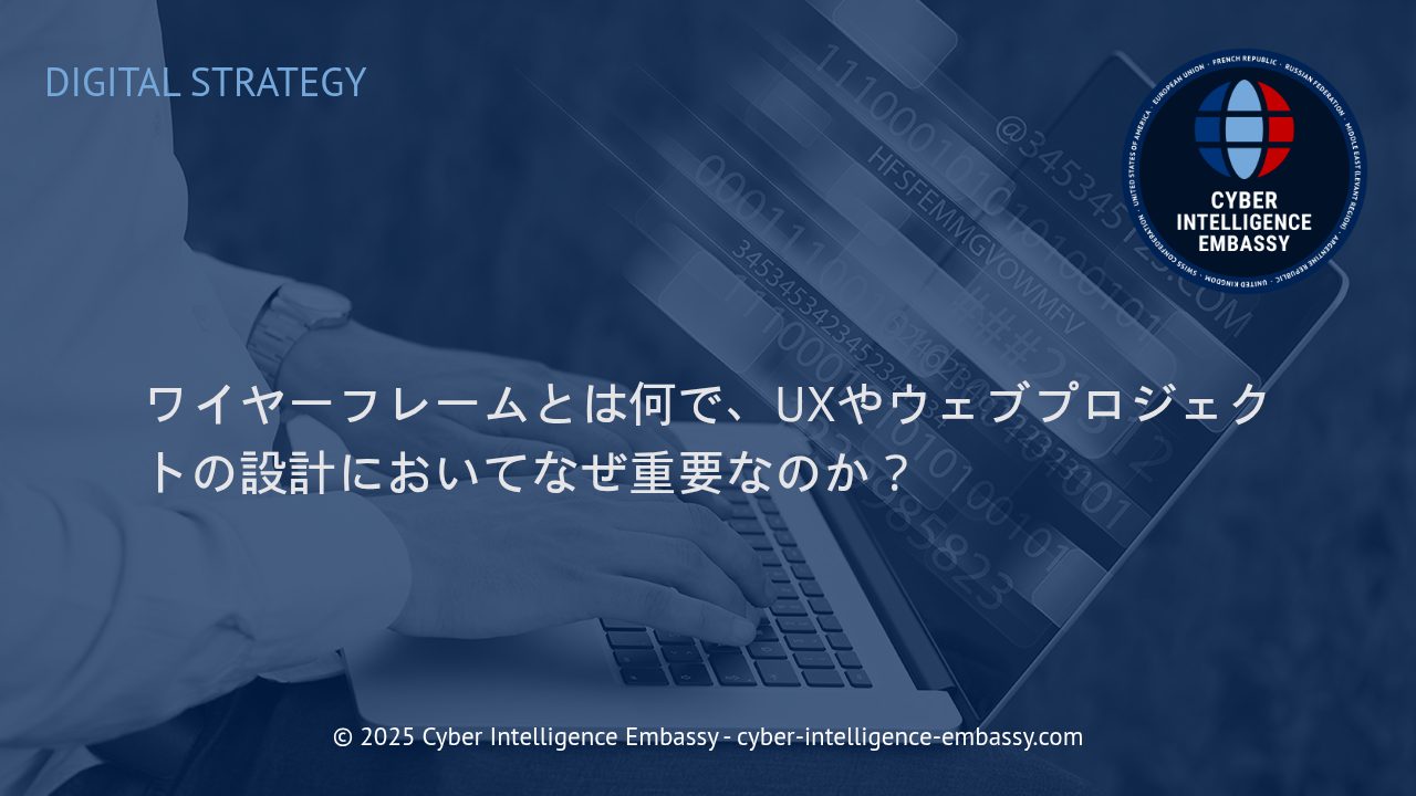 ワイヤーフレームの役割とUX・Web設計に不可欠な理由