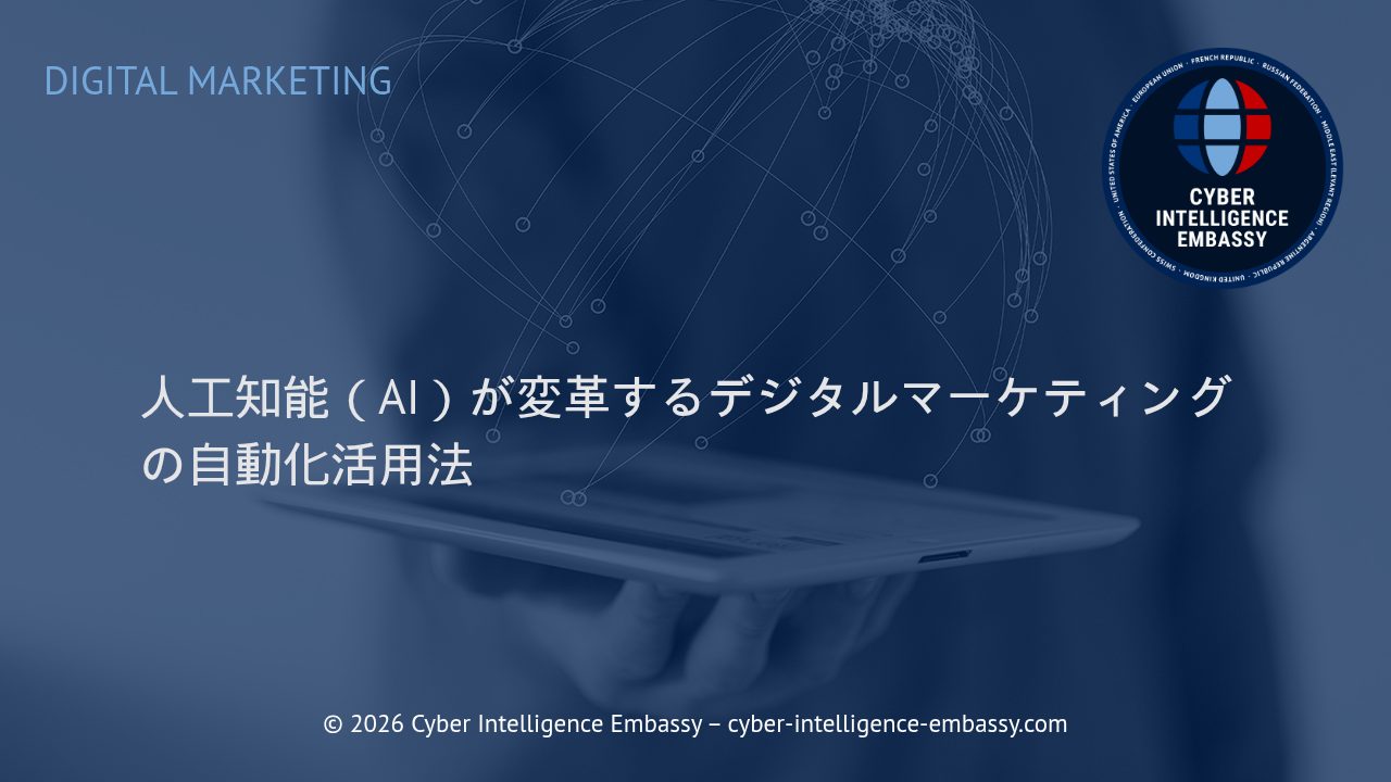 人工知能（AI）が変革するデジタルマーケティングの自動化活用法