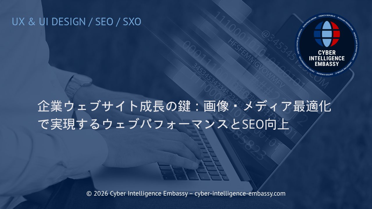 企業ウェブサイト成長の鍵：画像・メディア最適化で実現するウェブパフォーマンスとSEO向上