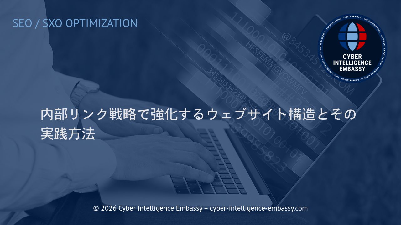 内部リンク戦略で強化するウェブサイト構造とその実践方法