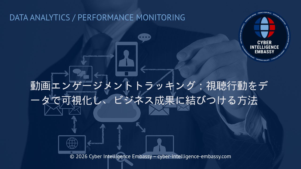 動画エンゲージメントトラッキング：視聴行動をデータで可視化し、ビジネス成果に結びつける方法