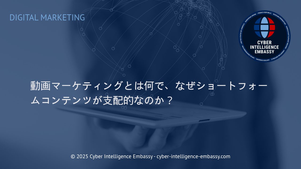 動画マーケティングの進化とショートフォームコンテンツがビジネスにもたらすインパクト