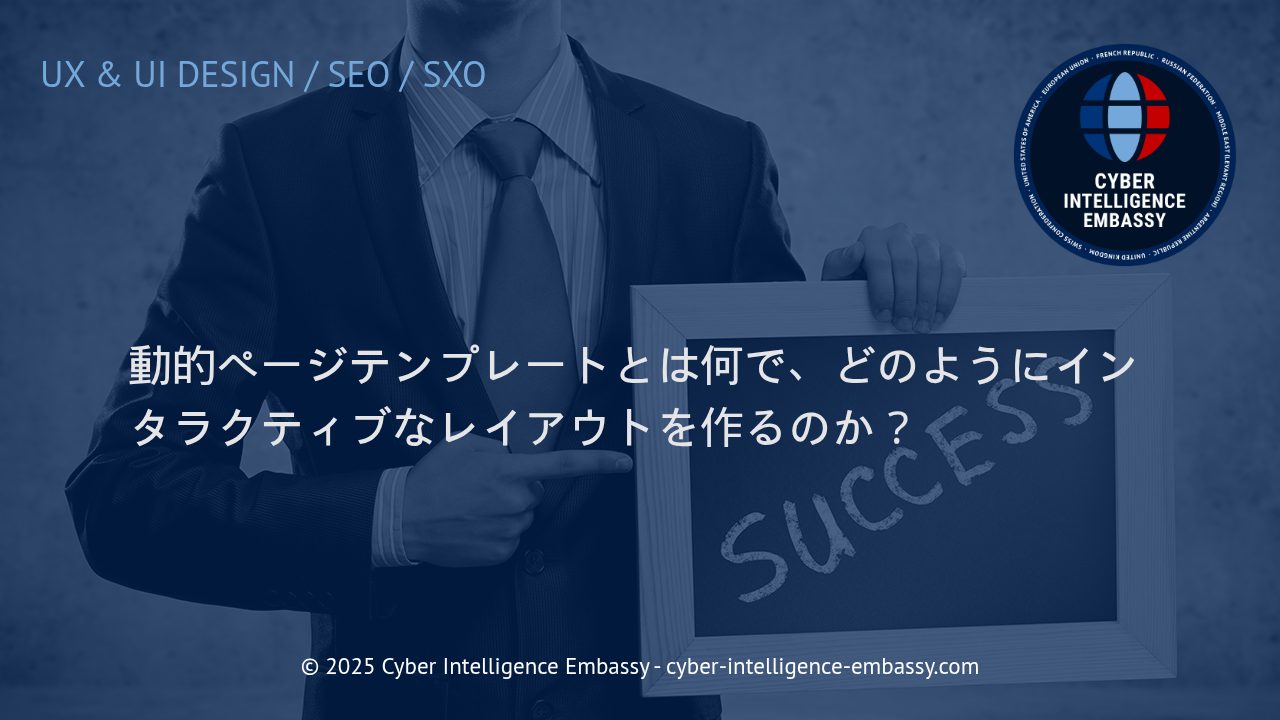 動的ページテンプレートの役割とインタラクティブなレイアウト設計の実践