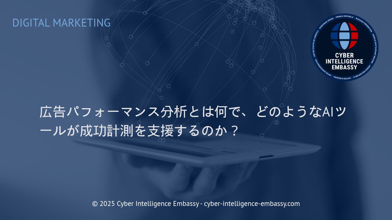AIを活用した広告パフォーマンス分析：成功を導く最新ツールと手法