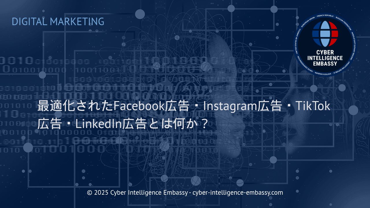 効果的なSNS広告運用とは？Facebook・Instagram・TikTok・LinkedIn広告の最適化戦略