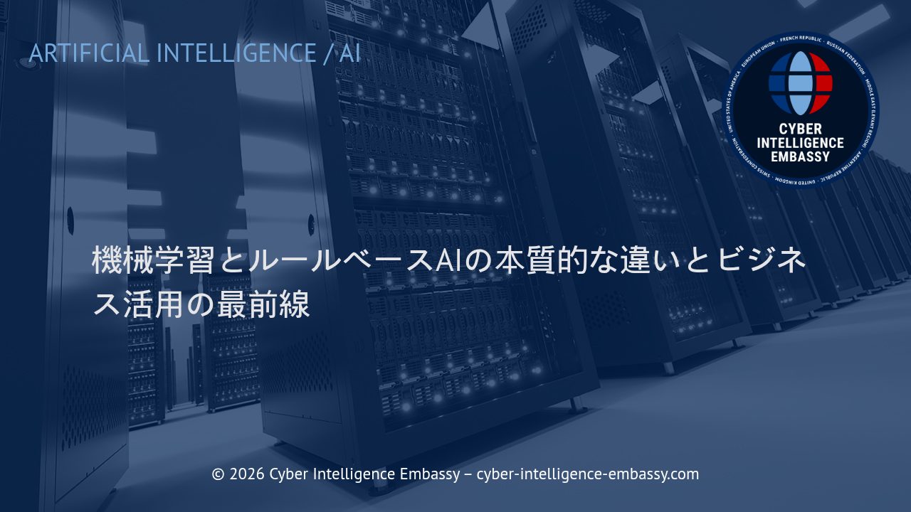 機械学習とルールベースAIの本質的な違いとビジネス活用の最前線