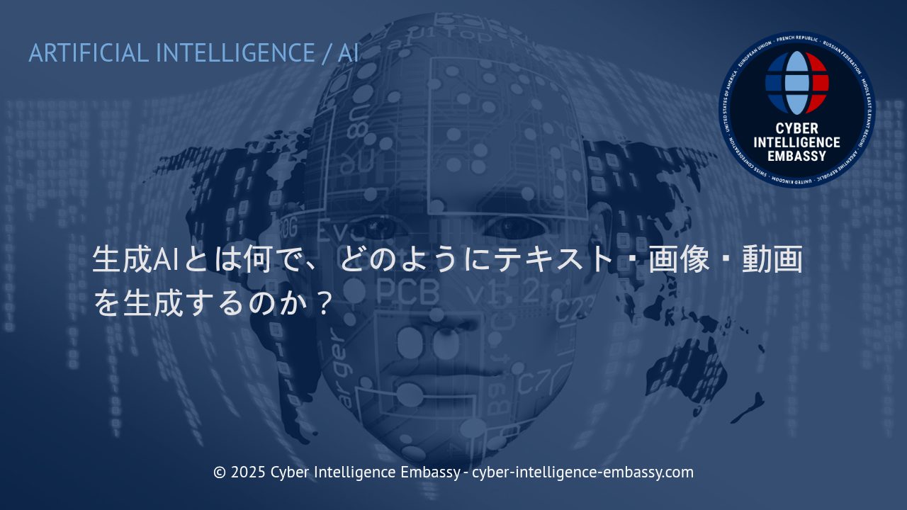 生成AIの仕組みと、テキスト・画像・動画生成技術のビジネス応用