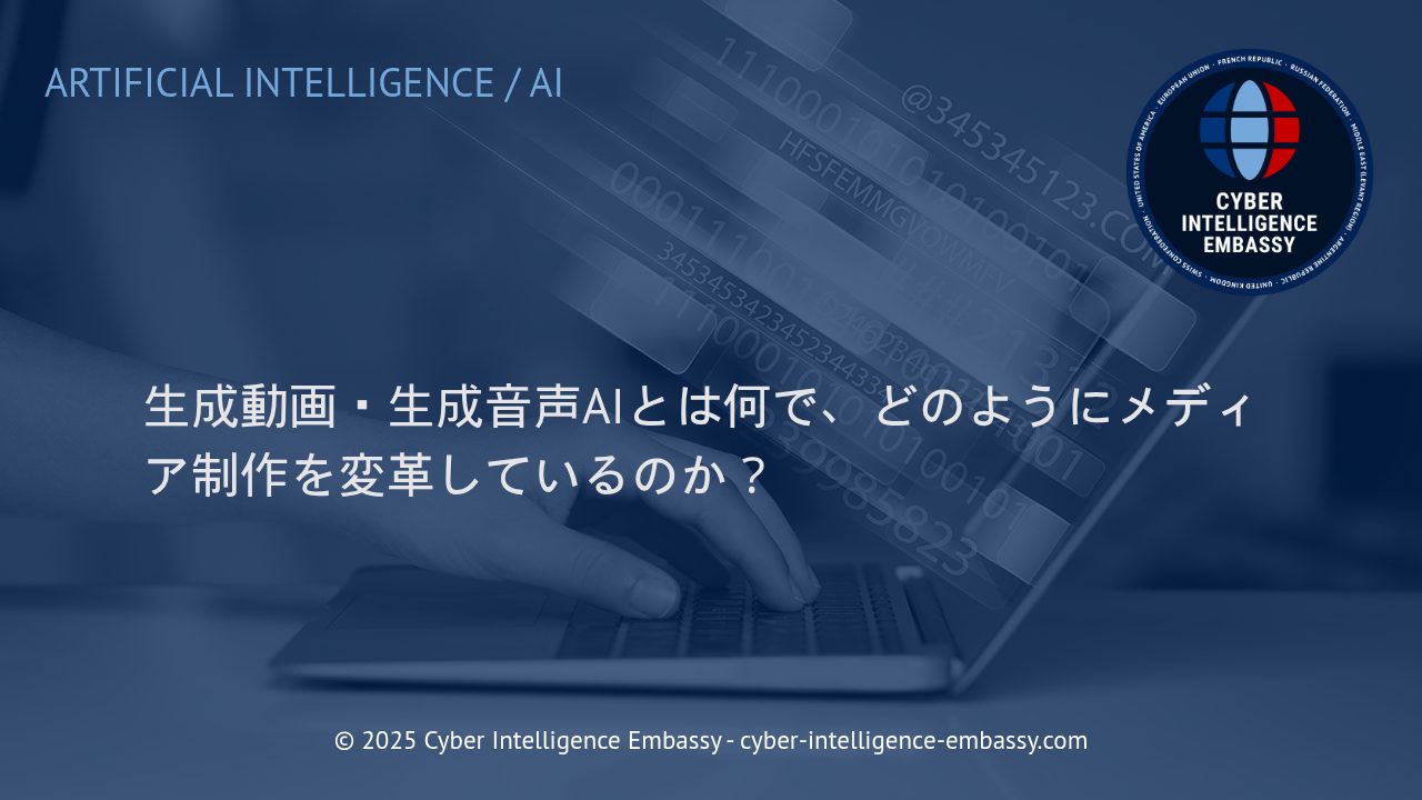 生成AIが拓く音声・動画メディアの新時代とは