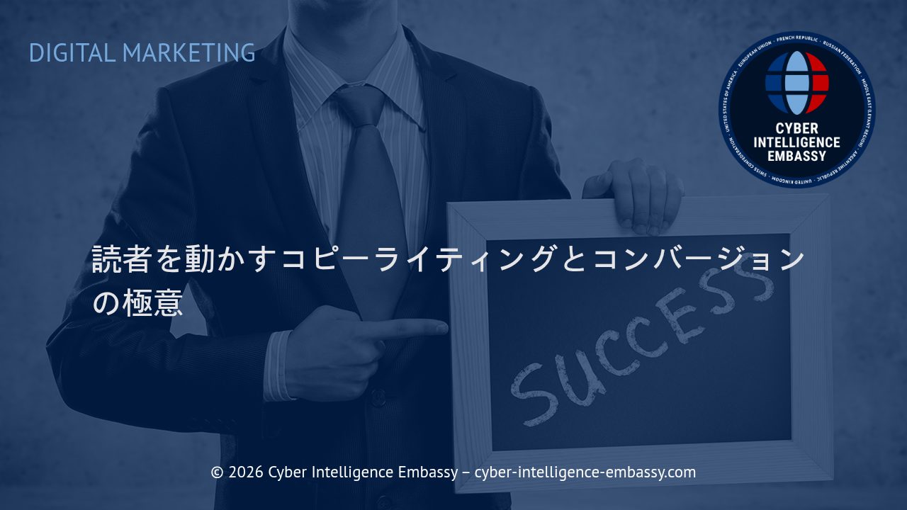 読者を動かすコピーライティングとコンバージョンの極意
