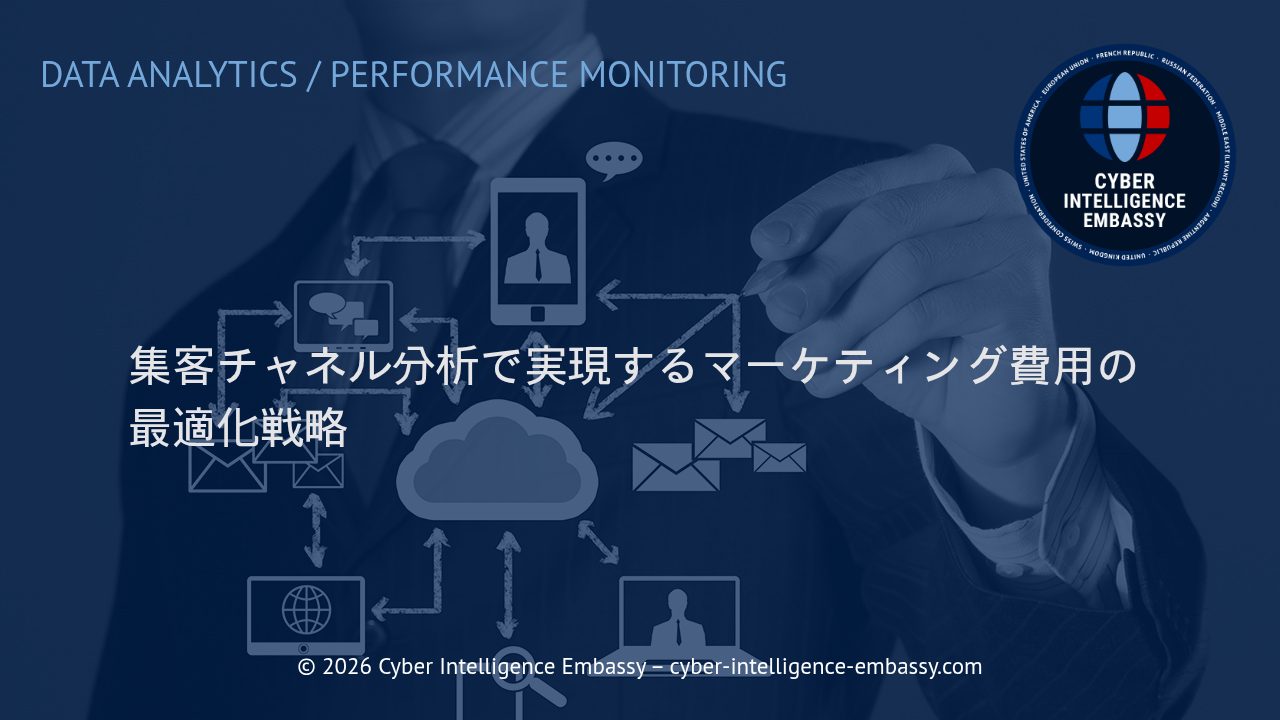 集客チャネル分析で実現するマーケティング費用の最適化戦略