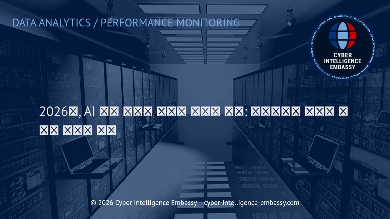 2026년, AI 기반 데이터 분석의 진정한 진화: 프라이버시 보호와 실시간 예측의 공존