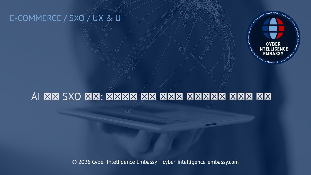 AI 기반 SXO 혁신: 이커머스 검색 경험을 획기적으로 바꾸는 전략