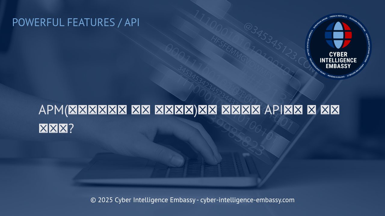 APM(애플리케이션 성능 모니터링)와 API 효율성의 핵심 연결고리