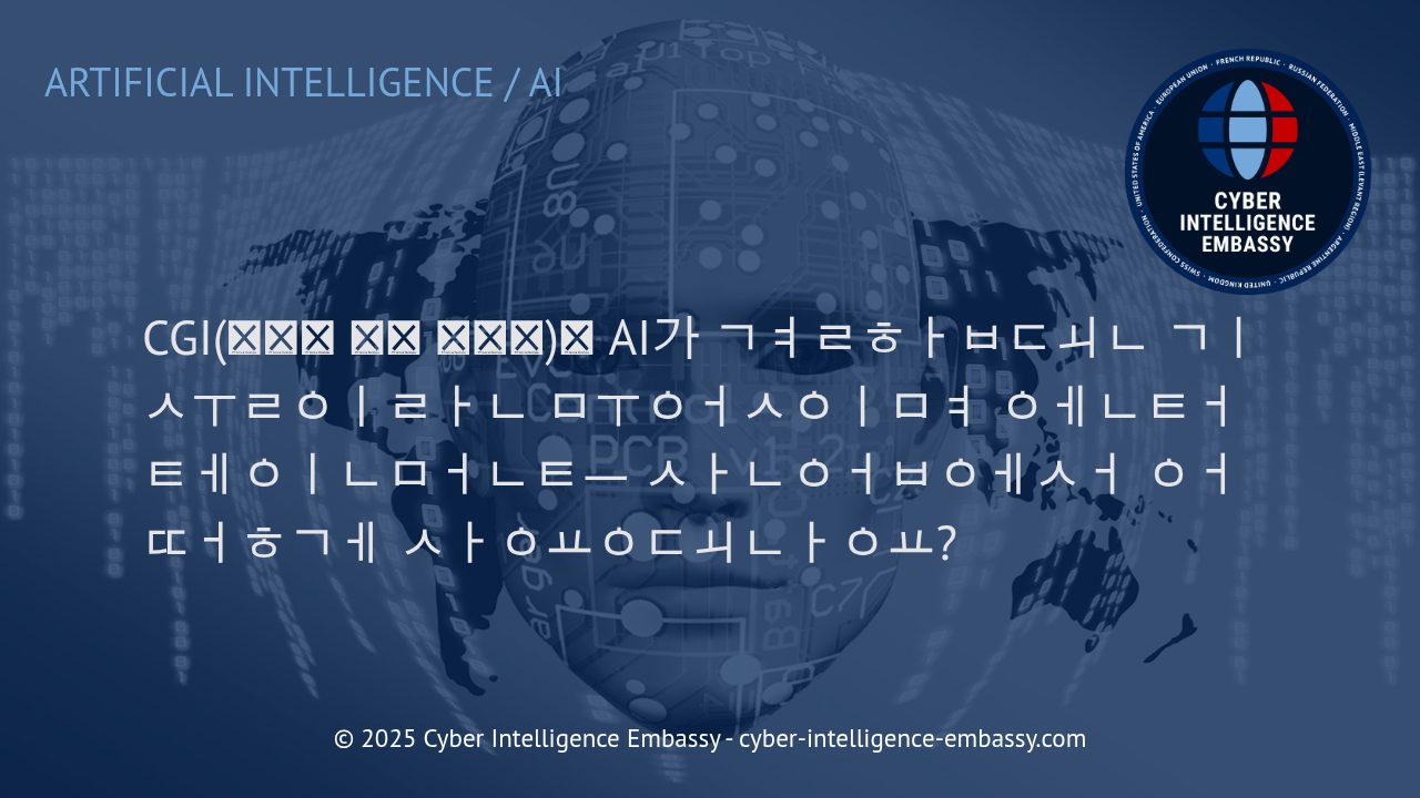 AI 결합 CGI 기술이 엔터테인먼트 산업에 불러온 혁신