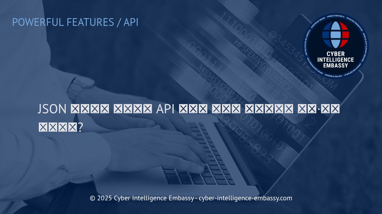 API 데이터 혁신: JSON 파싱과 효율적인 응답 처리 전략