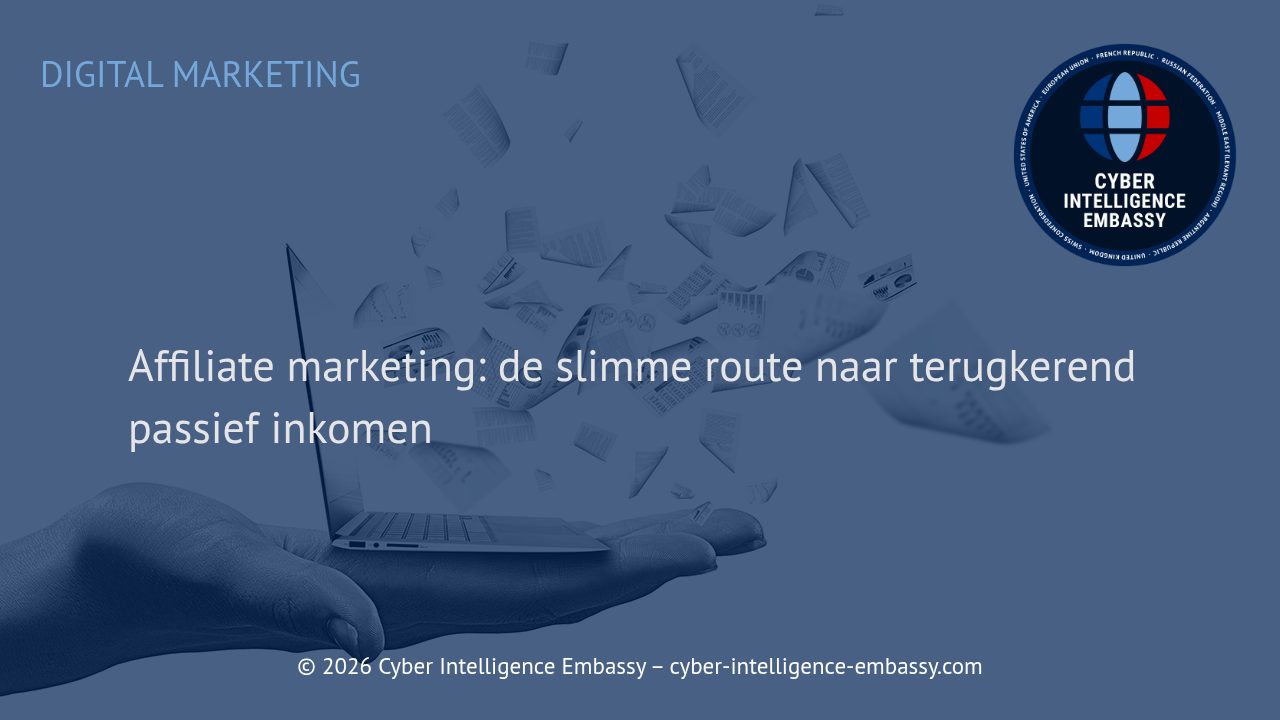 Affiliate marketing: de slimme route naar terugkerend passief inkomen