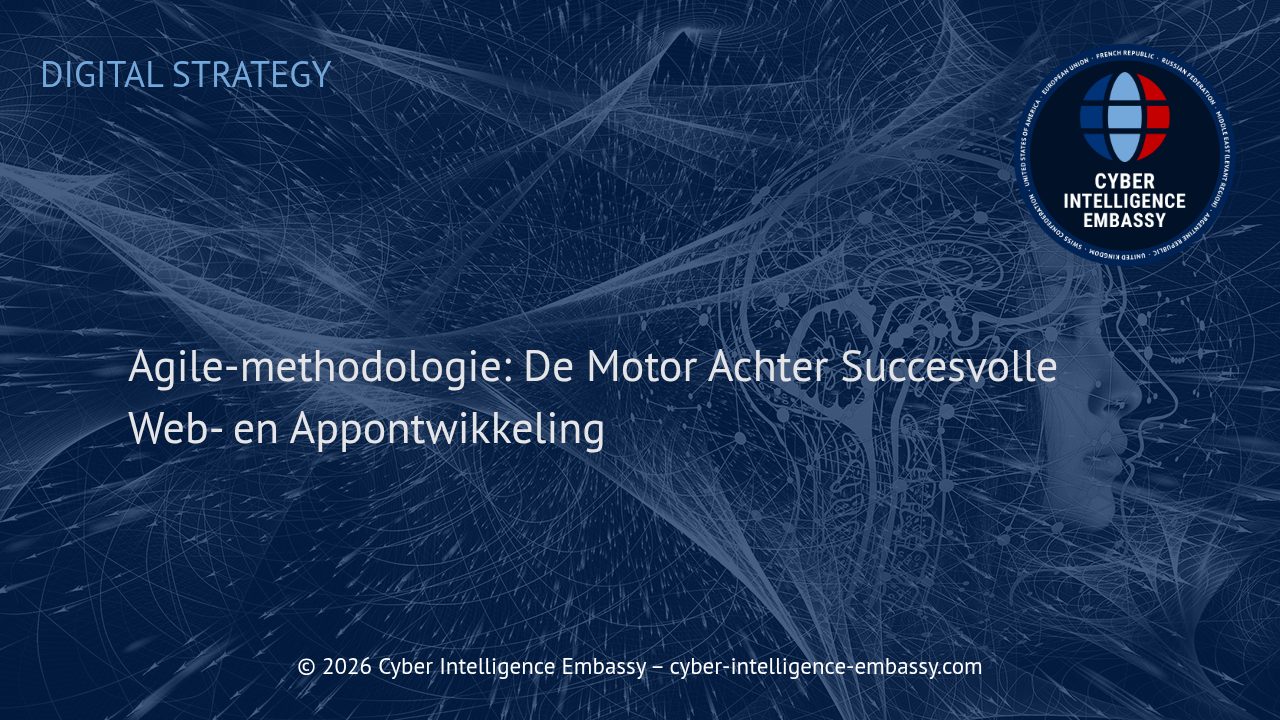 Agile-methodologie: De Motor Achter Succesvolle Web- en Appontwikkeling