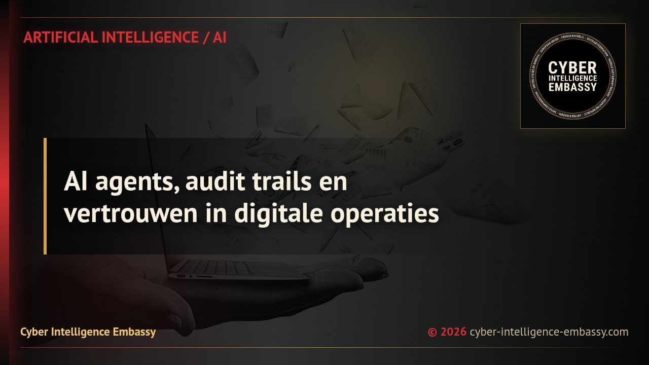 AI agents, audit trails en vertrouwen in digitale operaties