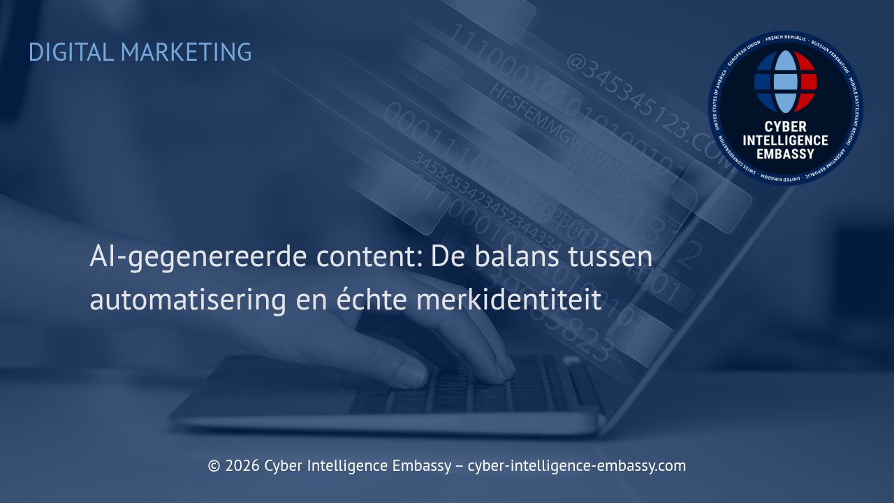 AI-gegenereerde content: De balans tussen automatisering en échte merkidentiteit