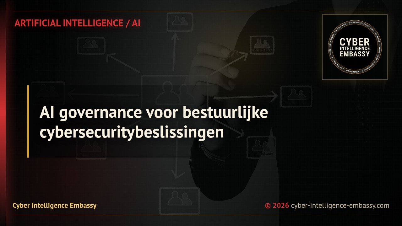 AI governance voor bestuurlijke cybersecuritybeslissingen