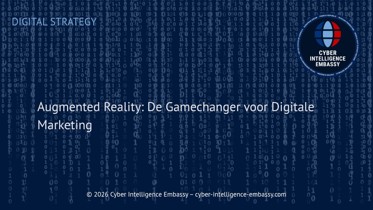 Augmented Reality: De Gamechanger voor Digitale Marketing