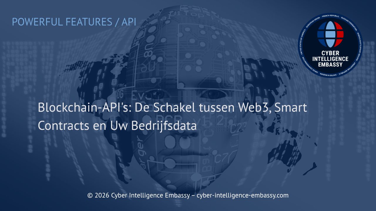 Blockchain-API's: De Schakel tussen Web3, Smart Contracts en Uw Bedrijfsdata