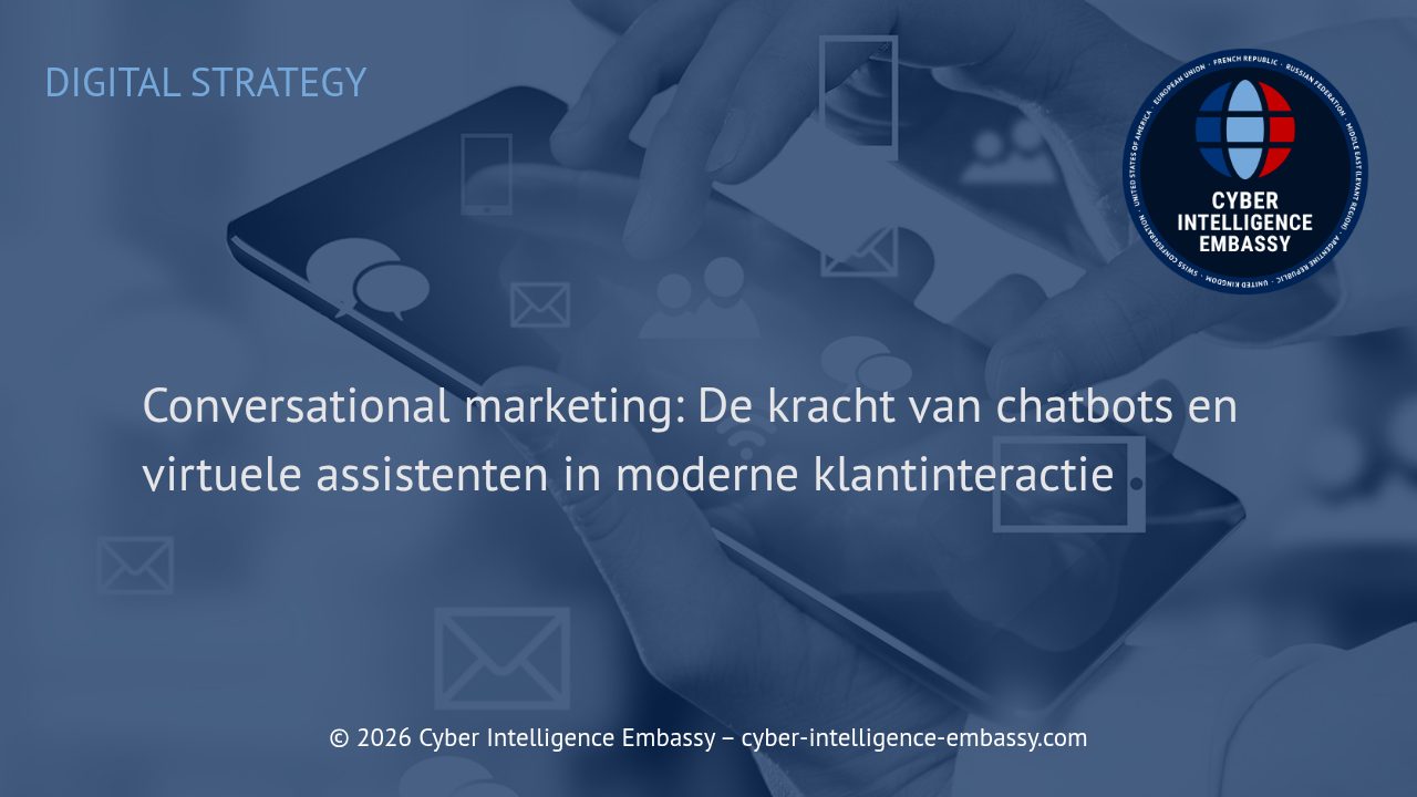 Conversational marketing: De kracht van chatbots en virtuele assistenten in moderne klantinteractie