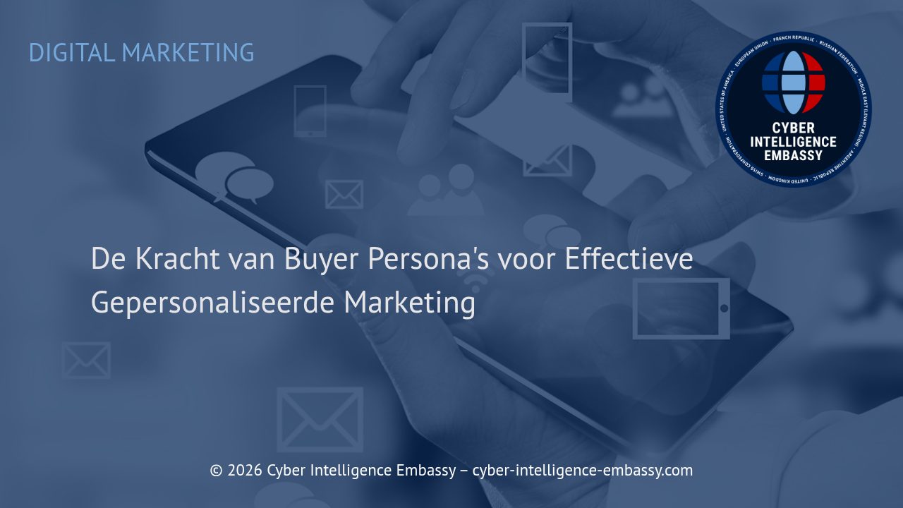 De Kracht van Buyer Persona's voor Effectieve Gepersonaliseerde Marketing