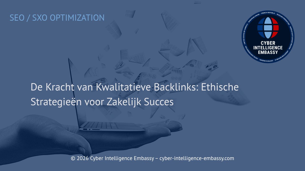 De Kracht van Kwalitatieve Backlinks: Ethische Strategieën voor Zakelijk Succes