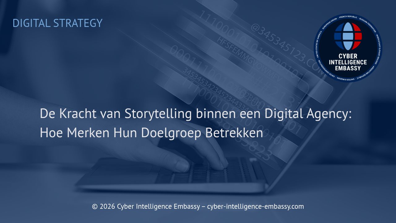 De Kracht van Storytelling binnen een Digital Agency: Hoe Merken Hun Doelgroep Betrekken
