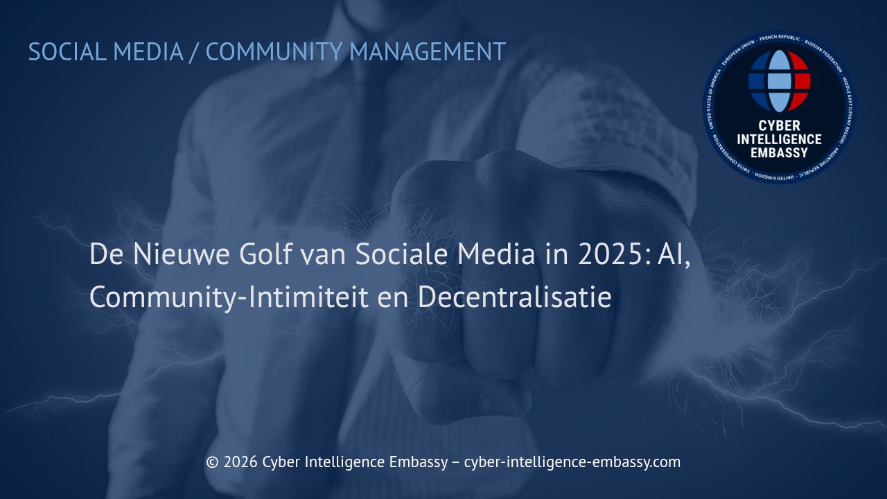De Nieuwe Golf van Sociale Media in 2025: AI, Community-Intimiteit en Decentralisatie