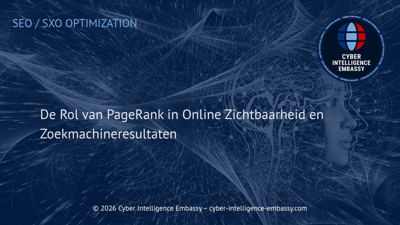 De Rol van PageRank in Online Zichtbaarheid en Zoekmachineresultaten