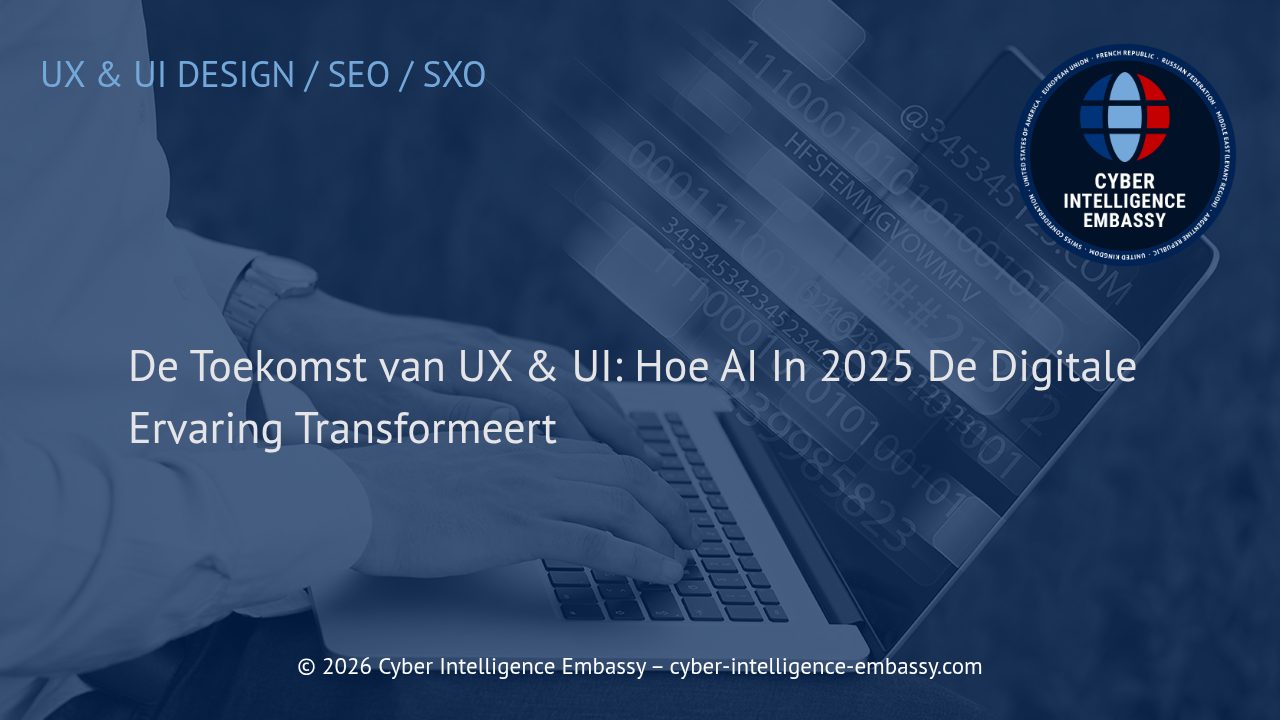 De Toekomst van UX & UI: Hoe AI In 2025 De Digitale Ervaring Transformeert