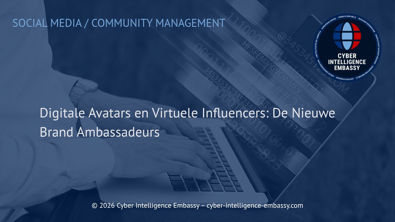 Digitale Avatars en Virtuele Influencers: De Nieuwe Brand Ambassadeurs