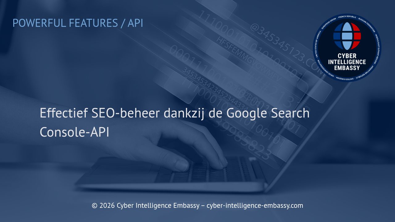 Effectief SEO-beheer dankzij de Google Search Console-API