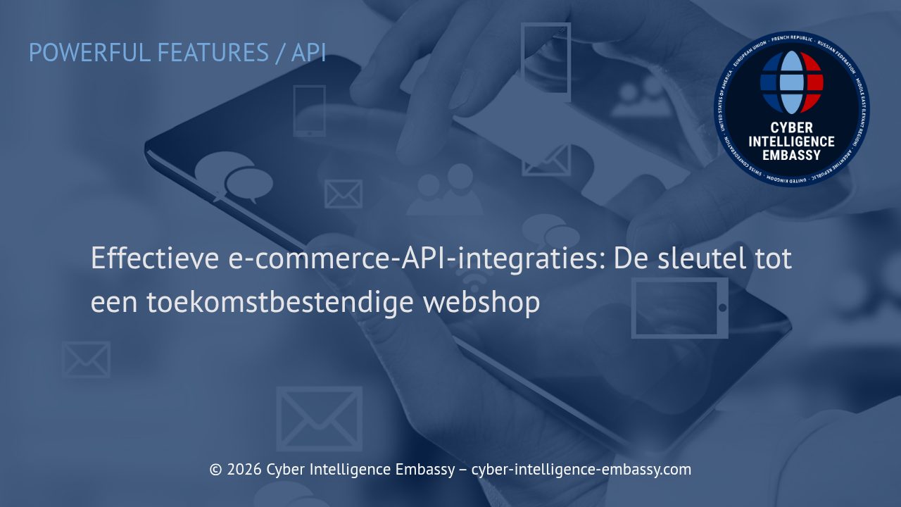 Effectieve e-commerce-API-integraties: De sleutel tot een toekomstbestendige webshop